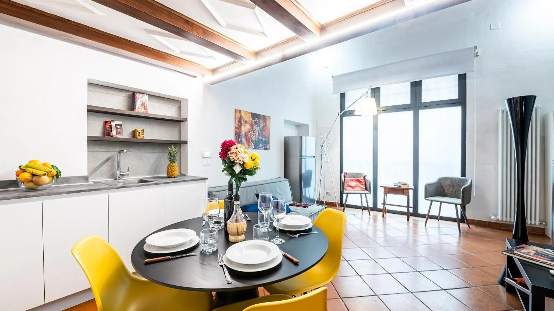 Apartment Ferienwohnung Ground Floor With Patio-Ghibellina 65 Florenz Italien
